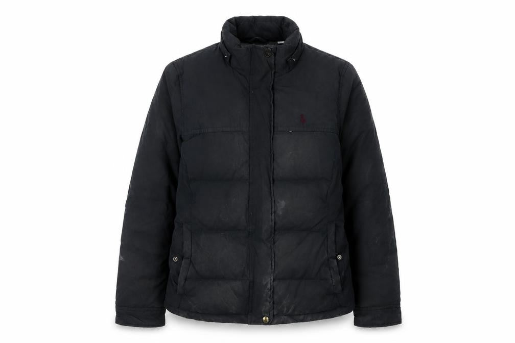 Jack Wills Women's Black Puffer Jacket Size 6