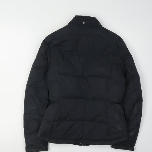 Jack Wills Women's Black Puffer Jacket Size 6