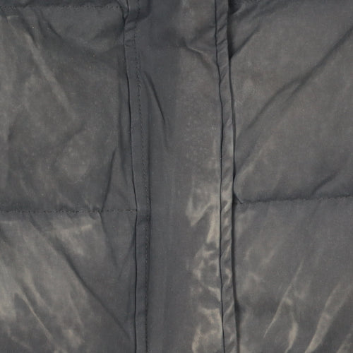 Jack Wills Women's Black Puffer Jacket Size 6