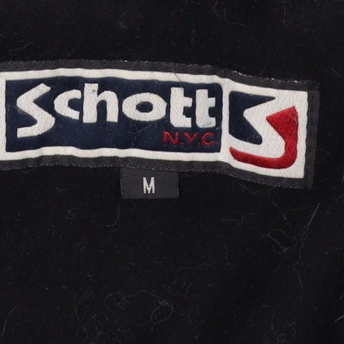 Schott NYC Men's Green Parka Jacket M Zipped Pockets