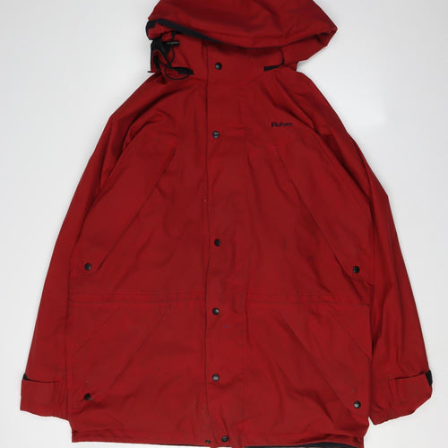 Rohan Men's Red Waterproof Rain Coat Jacket L
