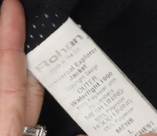 Rohan Men's Red Waterproof Rain Coat Jacket L