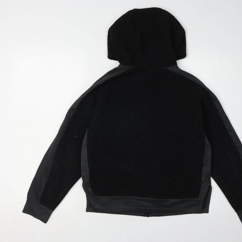 Nike Boys Black Dri-FIT Hooded Jacket, L, Sports, All Seasons