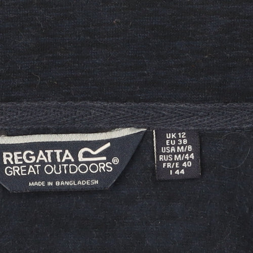 Regatta Women's Black Jacket UK 12 Full Zip Casual Wear