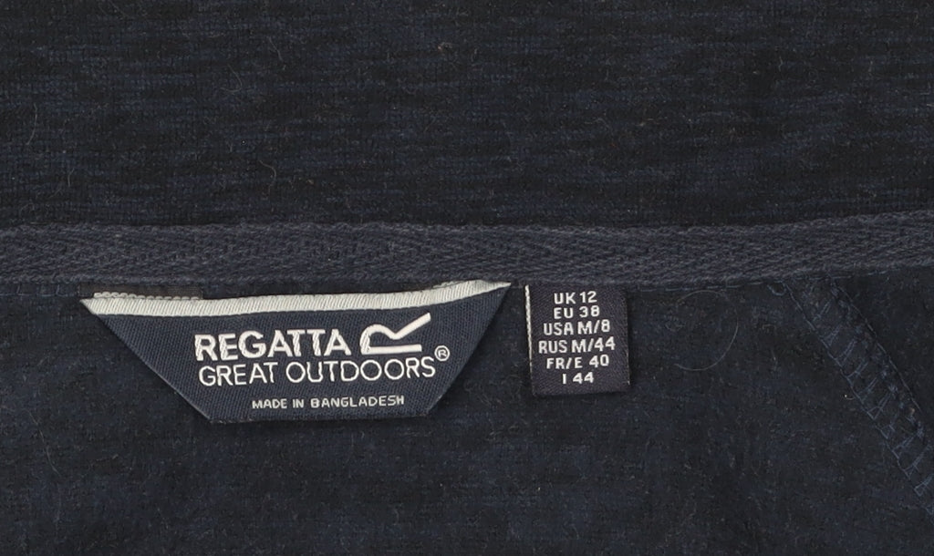 Regatta Women's Black Jacket UK 12 Full Zip Casual Wear
