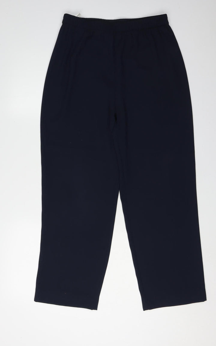 Eastex Women's Blue Regular Fit Trousers
