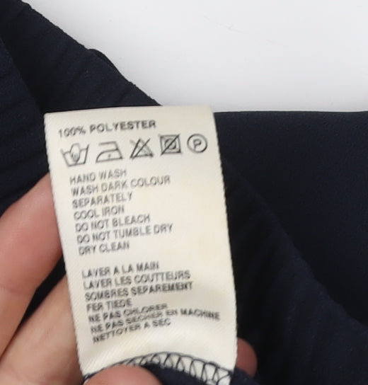 Eastex Women's Blue Regular Fit Trousers