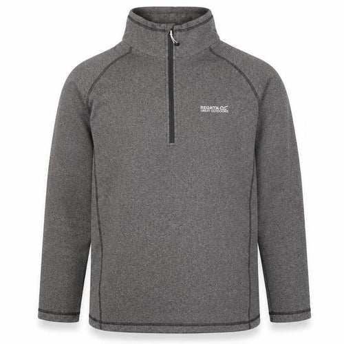 Regatta Men's Grey 1/4 Zip Fleece Sweatshirt L