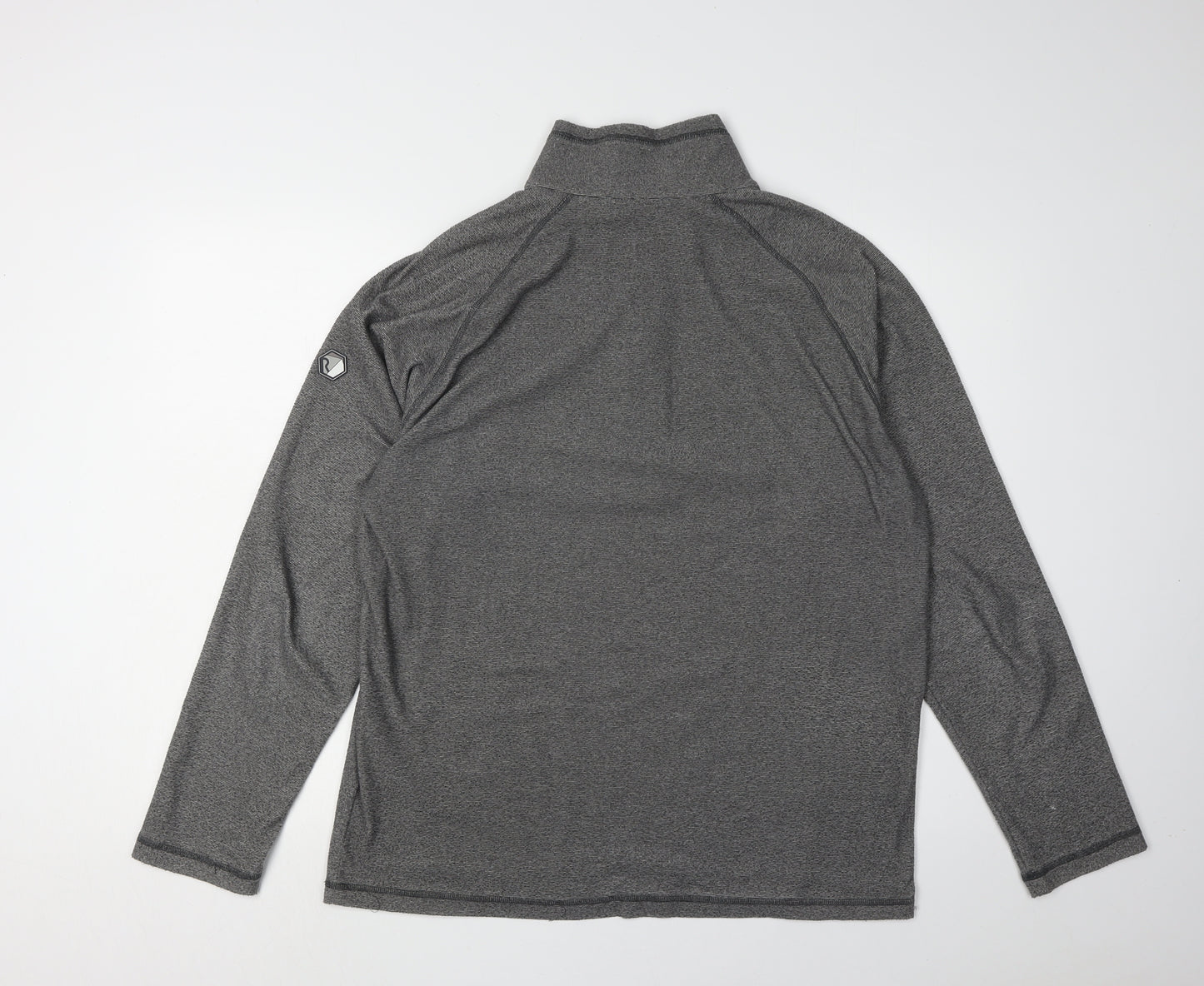 Regatta Men's Grey 1/4 Zip Fleece Sweatshirt L
