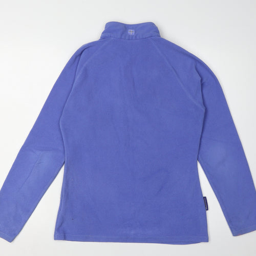 Mountain Warehouse Womens Blue M Fleece Pullover Sweatshirt