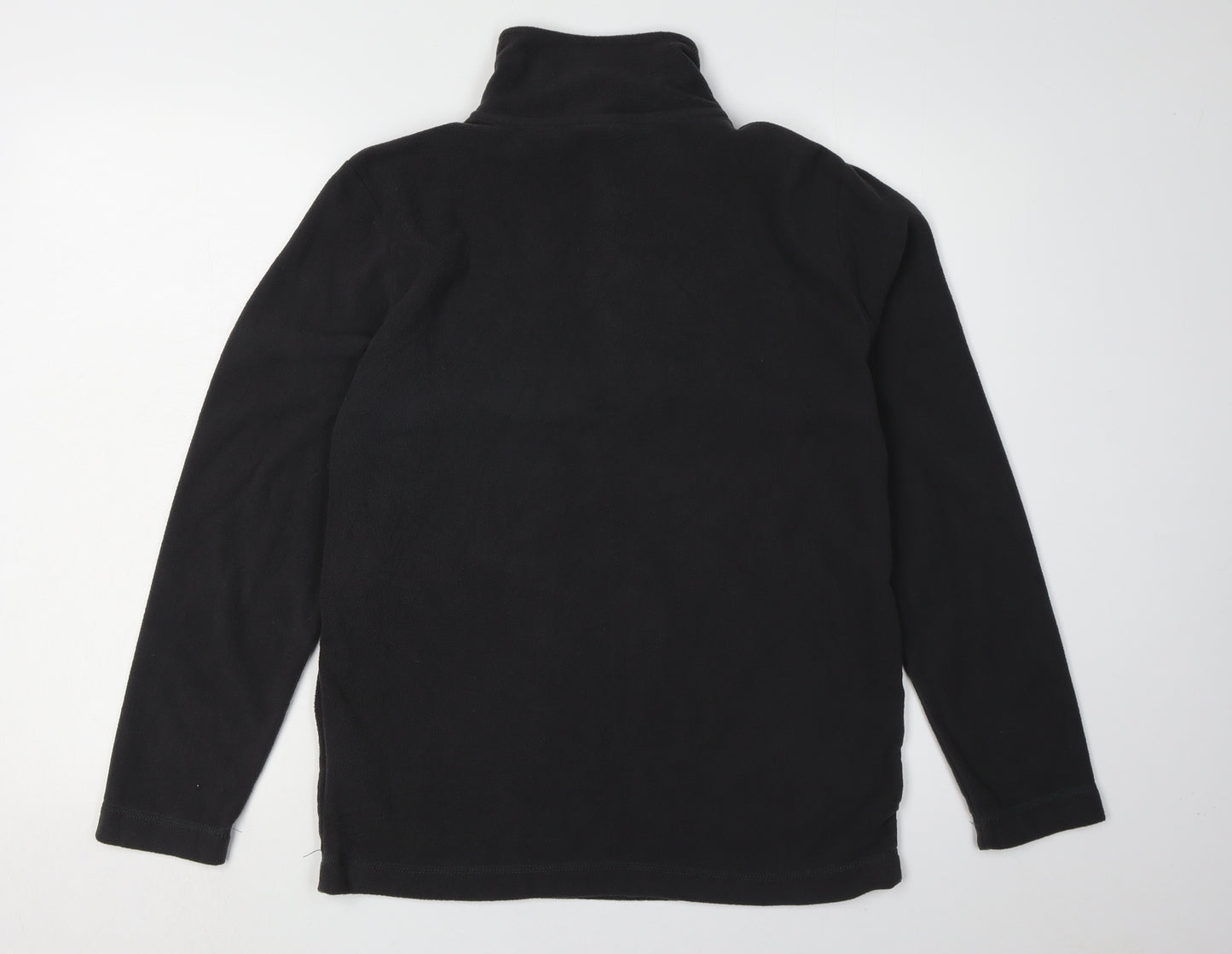 Gelert Men's Black Fleece Pullover, M, Mock Neck, Outdoor Ready