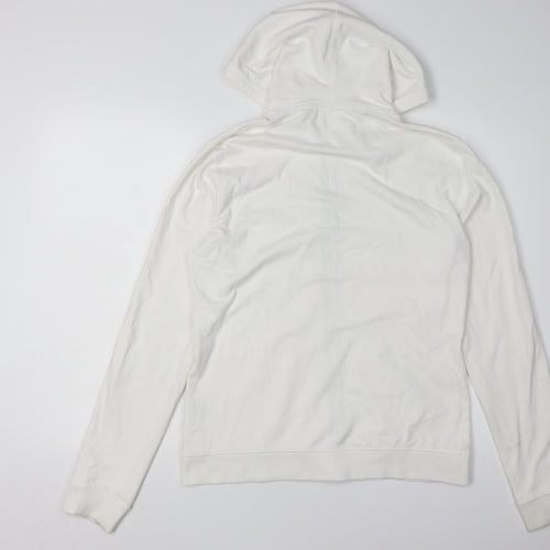 Tommy Hilfiger Unisex White XL Full Zip Hoodie