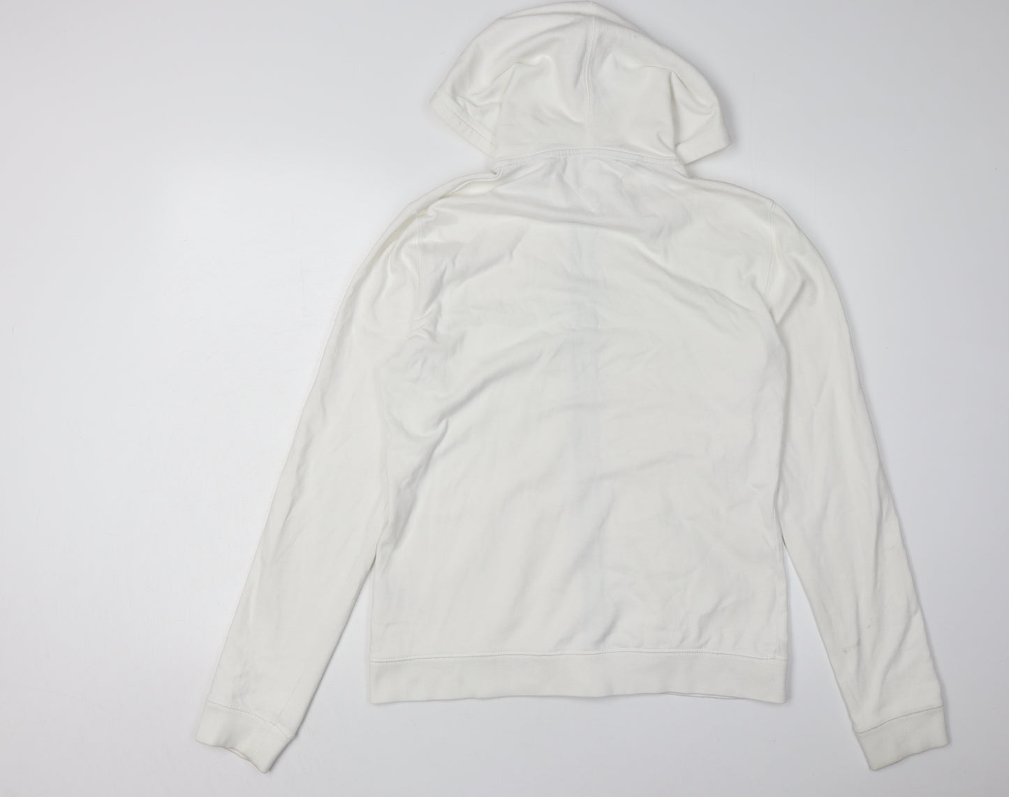 Tommy Hilfiger Unisex White XL Full Zip Hoodie