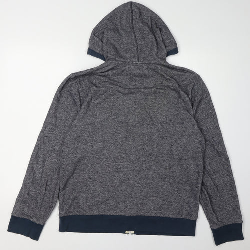 Express Men's Grey Full Zip Hoodie L Size