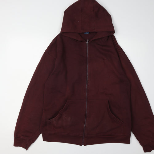 Trespass Men's Brown Full Zip Hoodie Size L