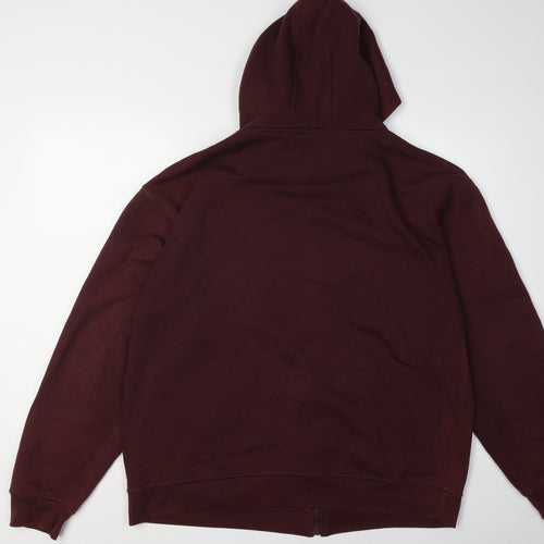 Trespass Men's Brown Full Zip Hoodie Size L