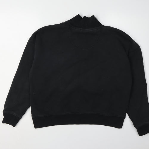 Jack Wills Women's Black Pullover Sweatshirt, Size 10