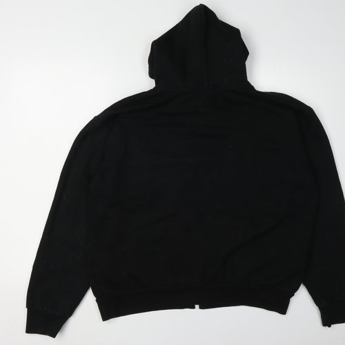 Adidas Unisex Black Full Zip Hoodie, Size L