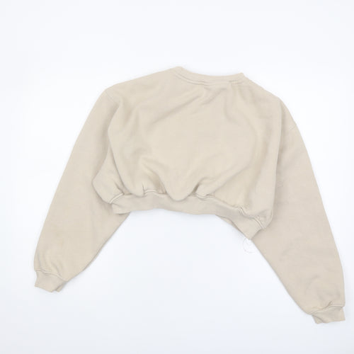 Pull & Bear Women's Beige Sweatshirt Size 12