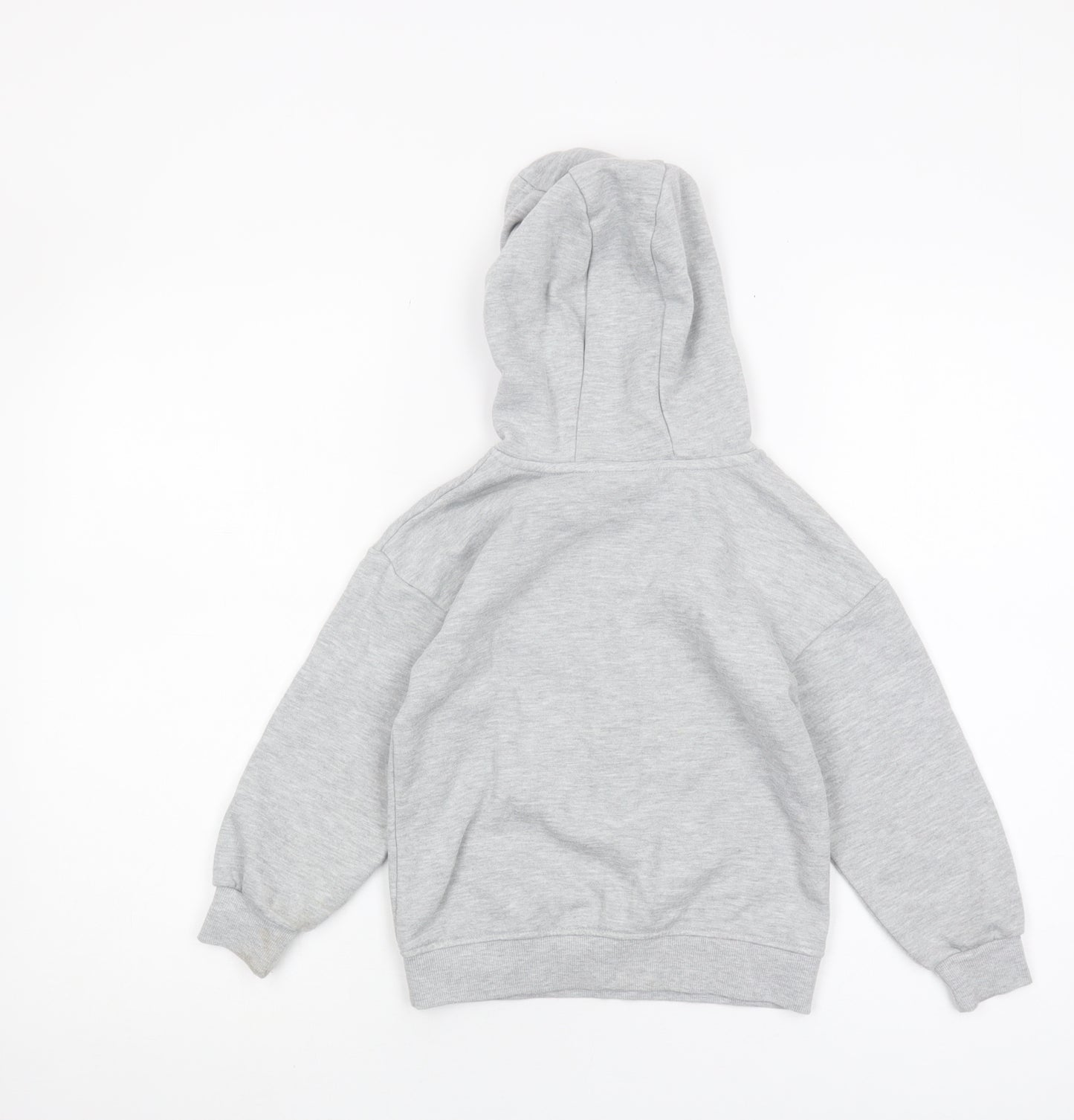 Disney Girls Grey Hoodie, Stitch, 5-6 Years, Casual Comfort