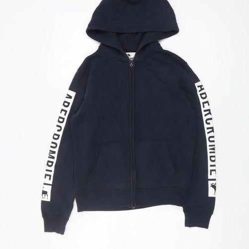 Abercrombie Kids Boys Blue Full Zip Hoodie 9-10 Years