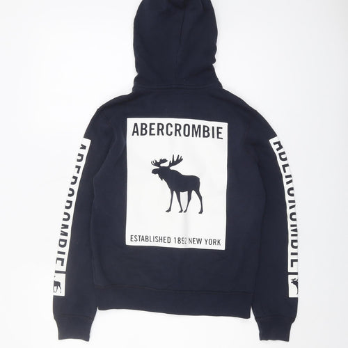 Abercrombie Kids Boys Blue Full Zip Hoodie 9-10 Years