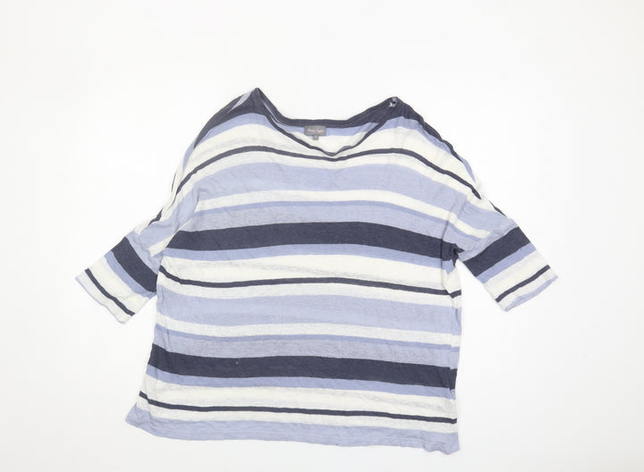 Phase Eight Women's Multicoloured Stripe Jumper Size 8