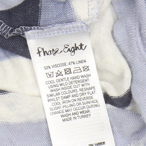 Phase Eight Women's Multicoloured Stripe Jumper Size 8