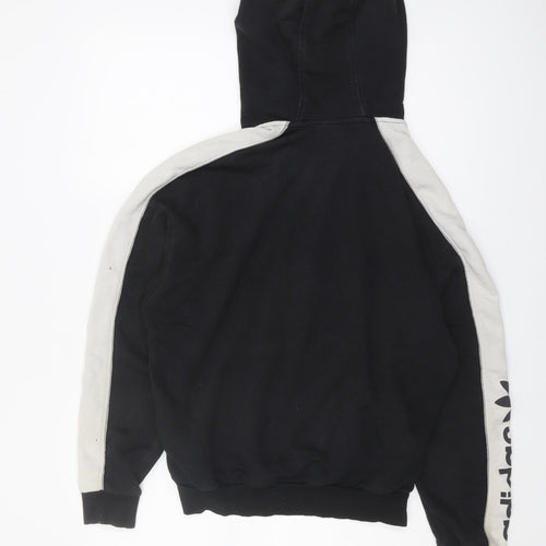 Adidas Women's Black Pullover Hoodie Size 8 with Logo Detail