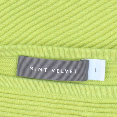 Mint Velvet Women's Green Long Sleeve Jumper Size L