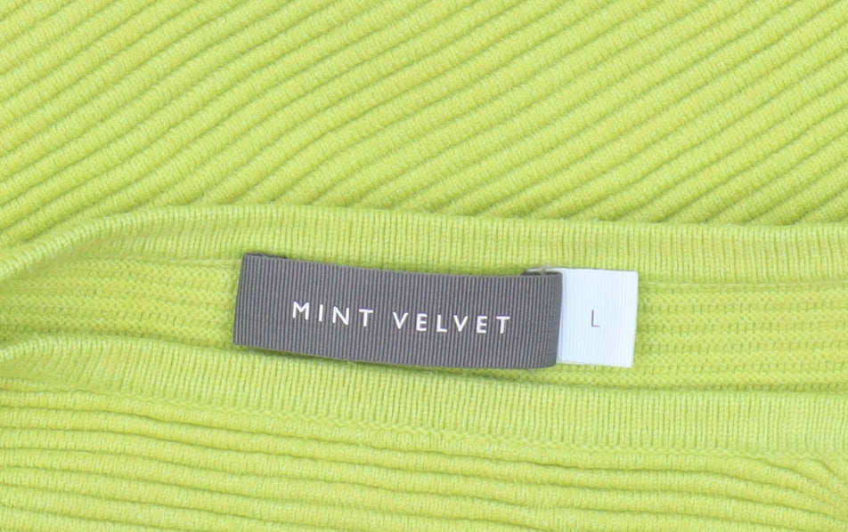 Mint Velvet Women's Green Long Sleeve Jumper Size L