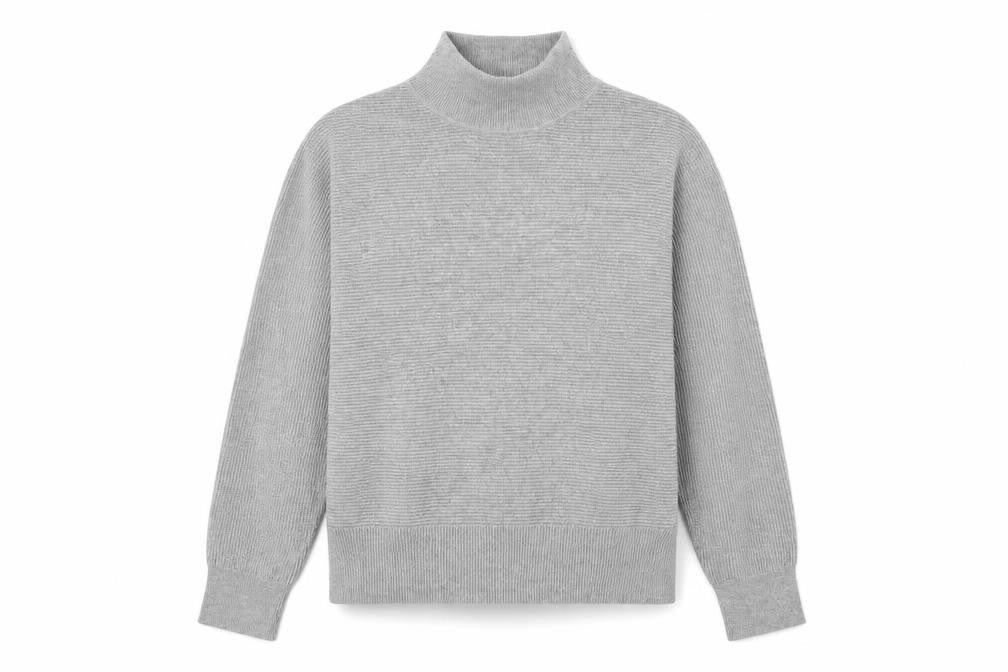 Front view of Banana Republic Women's Grey jumper L