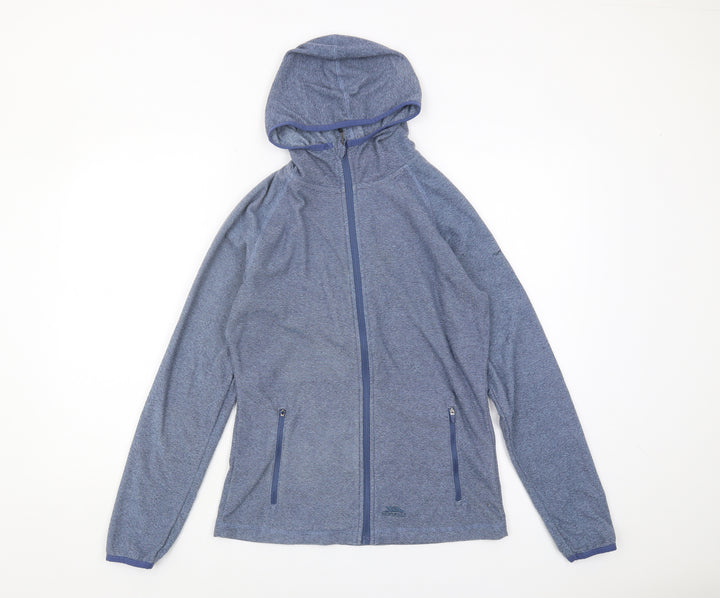 Trespass Women's Blue Full Zip Hoodie, M, Regular Fit