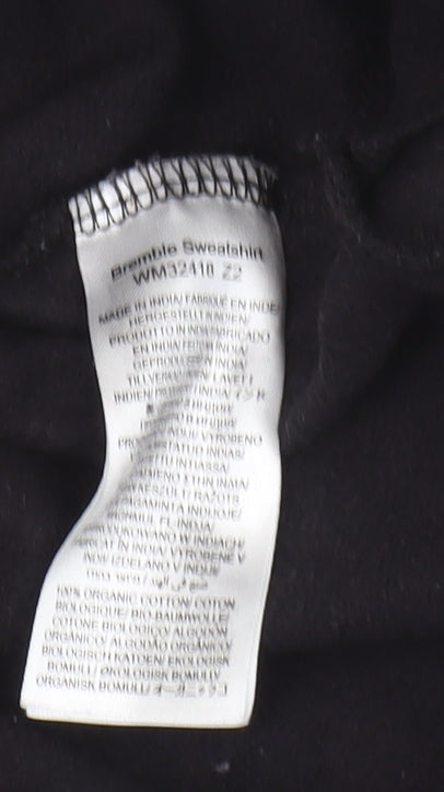 Seasalt Cornwall Women's Black Mock Neck Sweatshirt UK 20