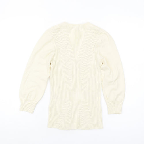 Laura Ashley Women's Ivory Cardigan UK Size 12