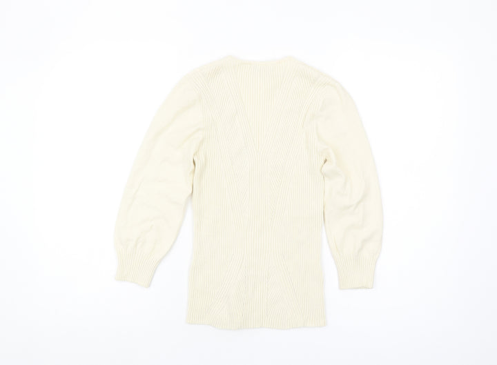 Laura Ashley Women's Ivory Cardigan UK Size 12