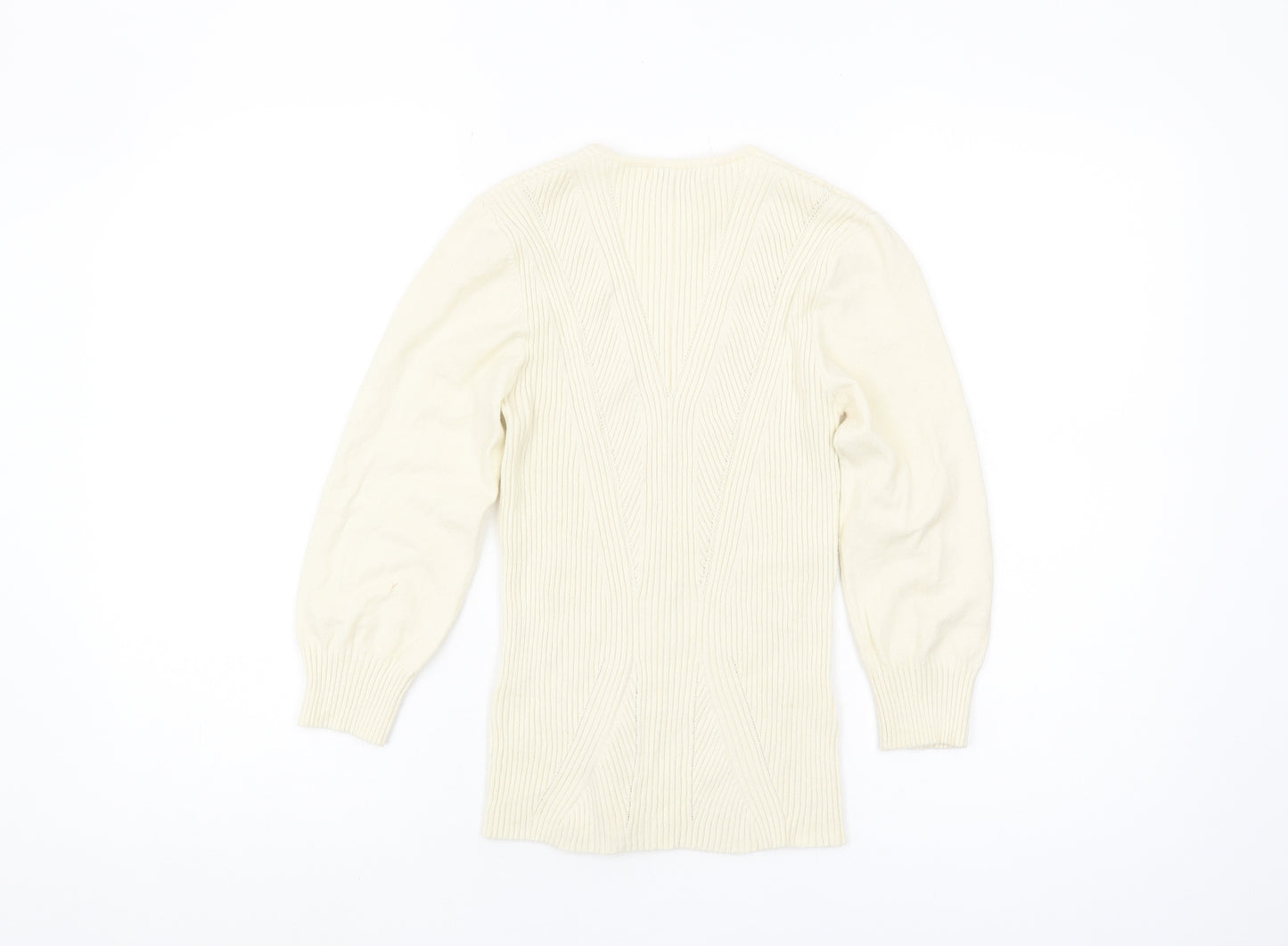 Laura Ashley Women's Ivory Cardigan UK Size 12