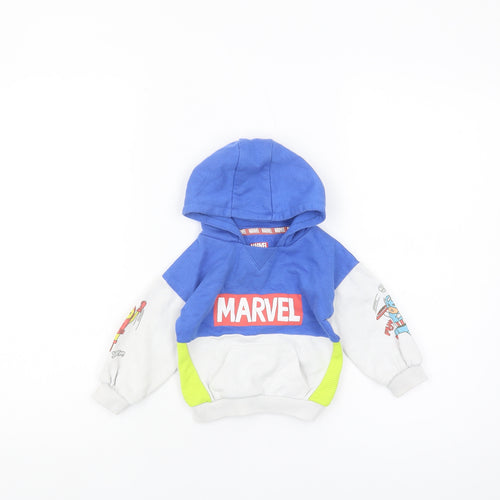 Marvel Unisex Baby Blue Jacket 6-9 Months Hooded