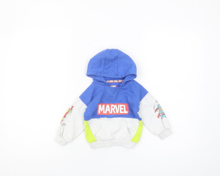 Marvel Unisex Baby Blue Jacket 6-9 Months Hooded