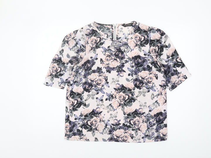 Miss Selfridge Women's Floral Blouse UK 14