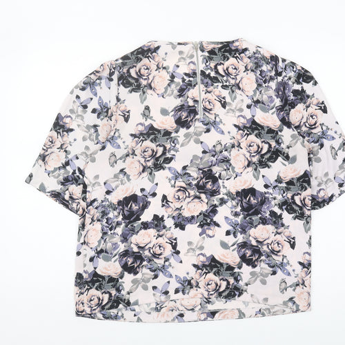 Miss Selfridge Women's Floral Blouse UK 14