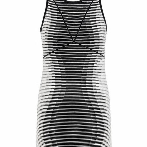 BCBGeneration Women’s Black White Striped Tank Dress XS