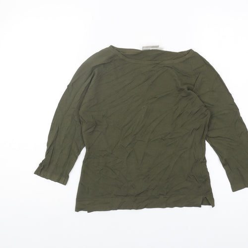 Hennes Green Boat Neck Women's Jumper, Medium