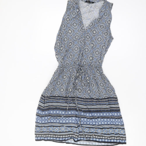 New Look Women's Multicoloured Dress, Size 8, Sleeveless