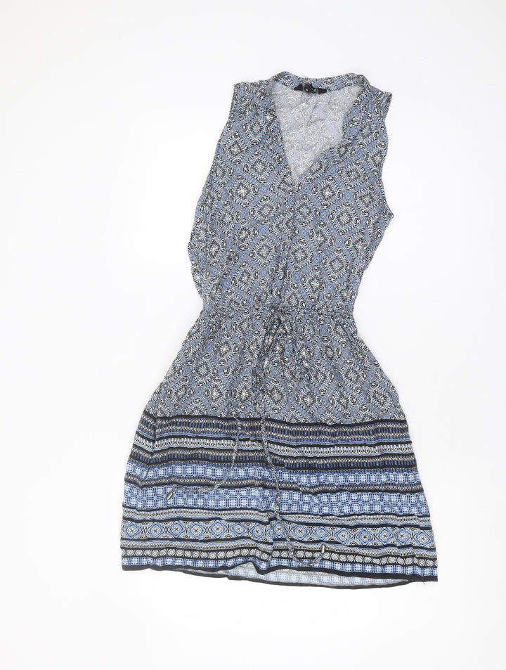 New Look Women's Multicoloured Dress, Size 8, Sleeveless