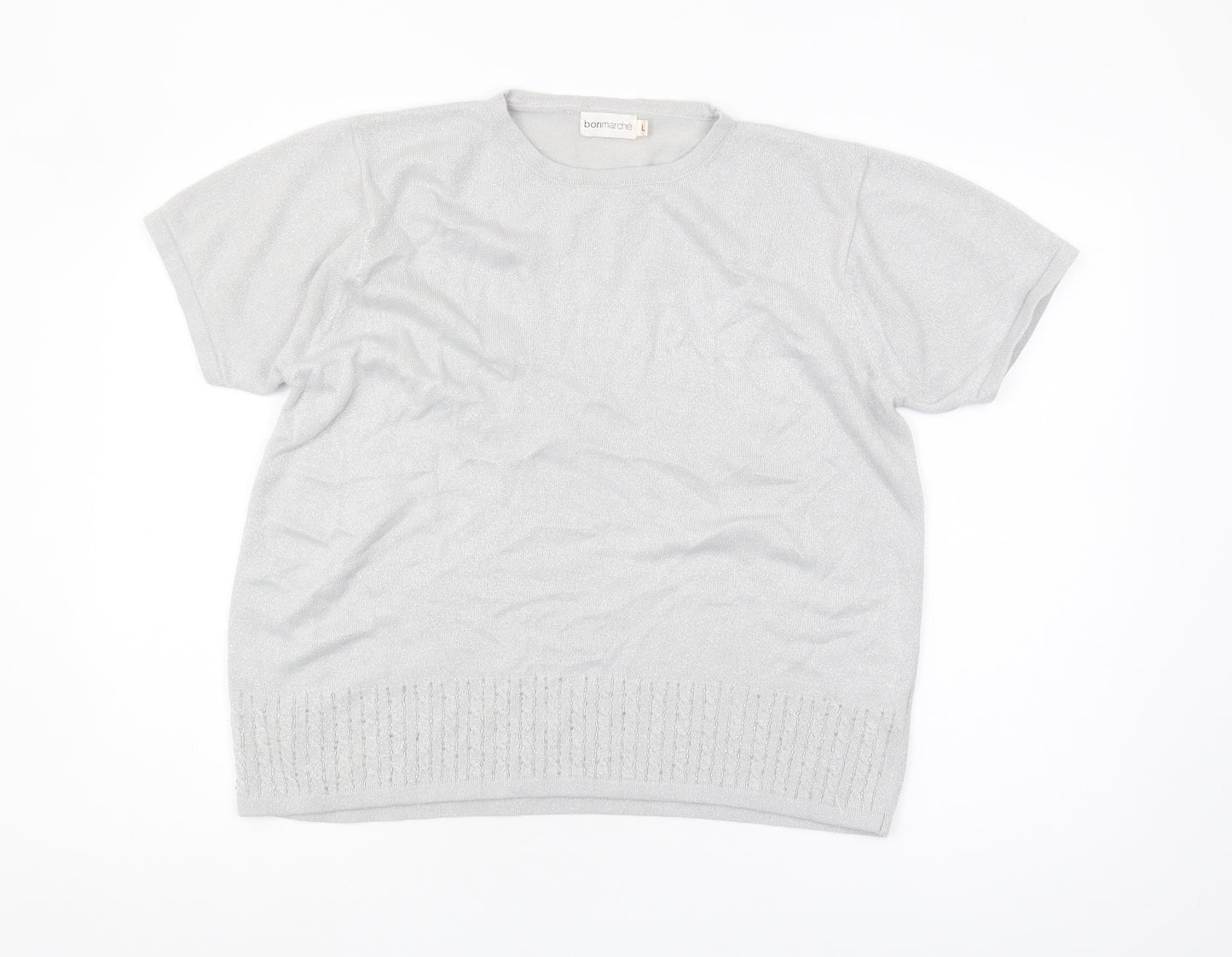 Bonmarché Women’s Grey Pullover Jumper - L