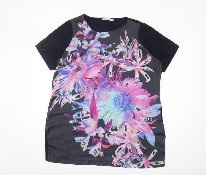 South Women's Floral Multicoloured T-Shirt, Size 20