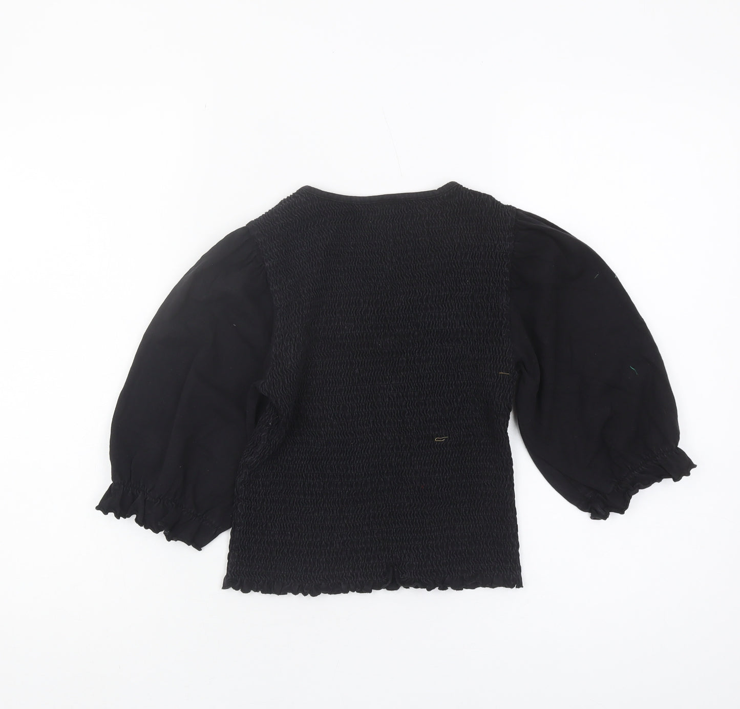 Vero Moda Black Jersey Blouse Women S Crew Neck