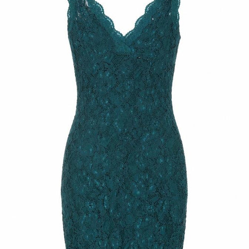 Topshop Green Lace Bodycon Dress - Size 6, Party Ready!