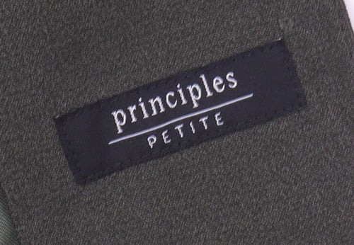 Principles Women's Petite Green Blazer, Size 12, Classic Cut